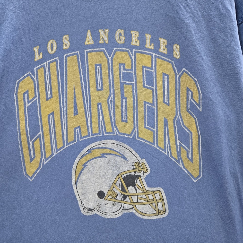 Los Angeles Chargers Women Sweatshirt L Blue 47 Brand Helmet Logo Graphic - Picture 3 of 10